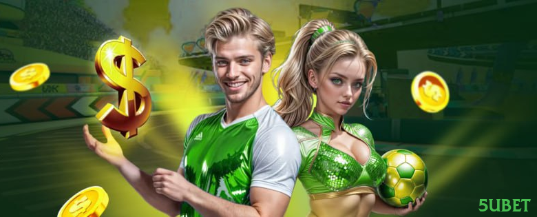 Imagem promocional de todos os jogos da 5ubet
